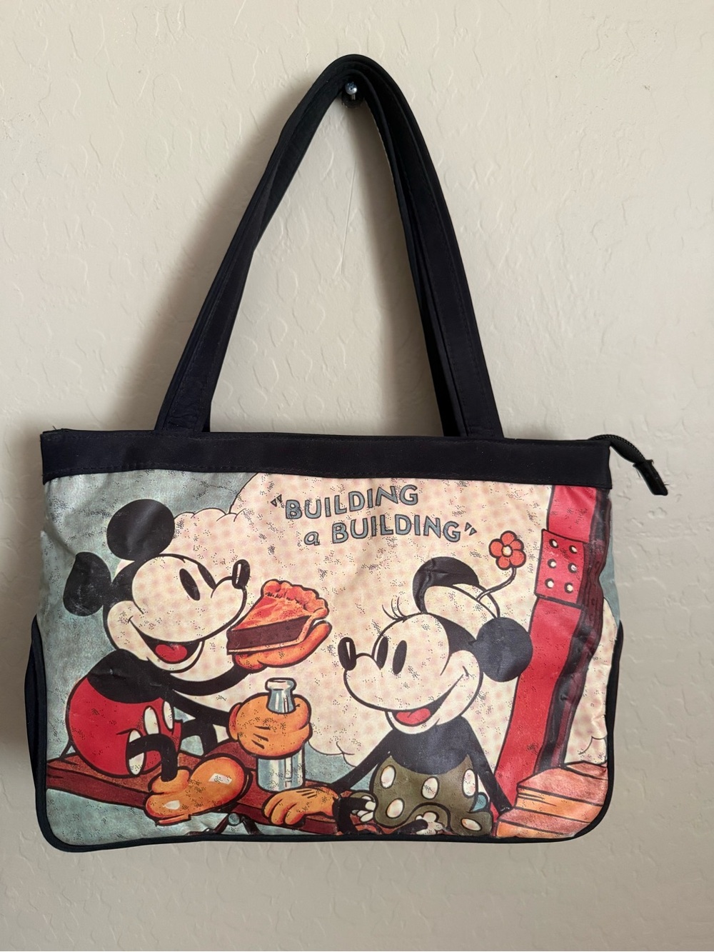 Disney Mickey Mouse "Building a Building" bag